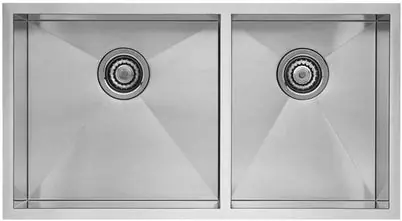 Blanco 518169 SINK 33X18 DBL BWL 518169 SS BLANCOQUATRUS