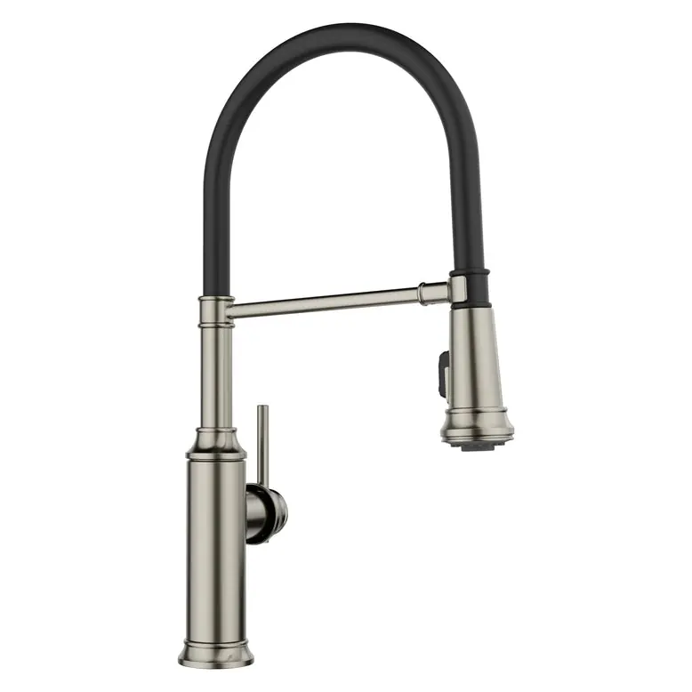 BLANCO 443246 SINK FCT 443246 SATIN PLATINUM EMPRESSA 1.5 SEMI PRO PULLDOWN