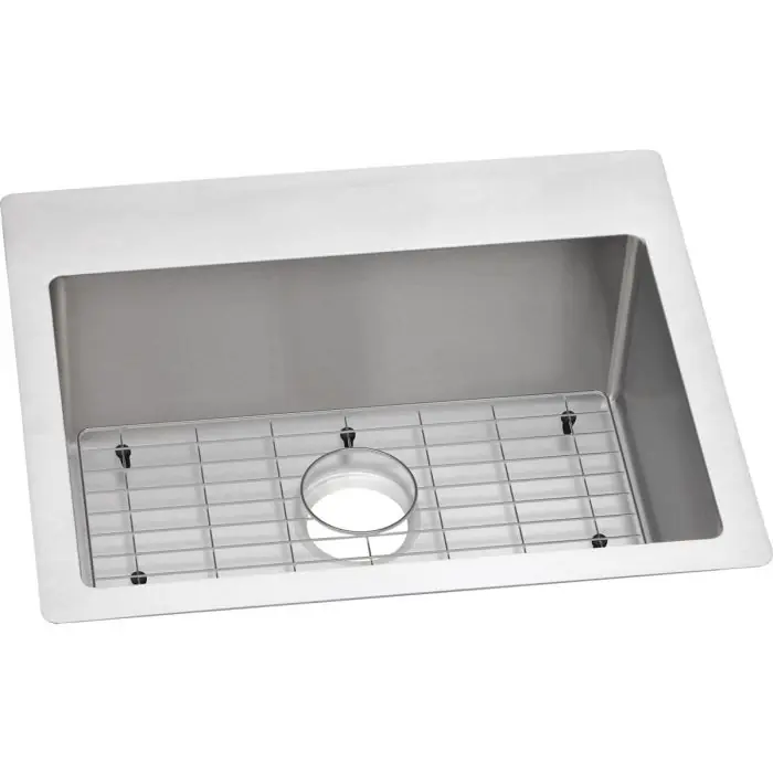 Elkay ECTSR25229TBG0 Crosstown 18 Gauge Stainless Steel 25 x 22 x 9 Sink Kit