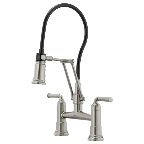 Delta Faucet 62274LF-SS Brizo Rook: Articulating Bridge Faucet