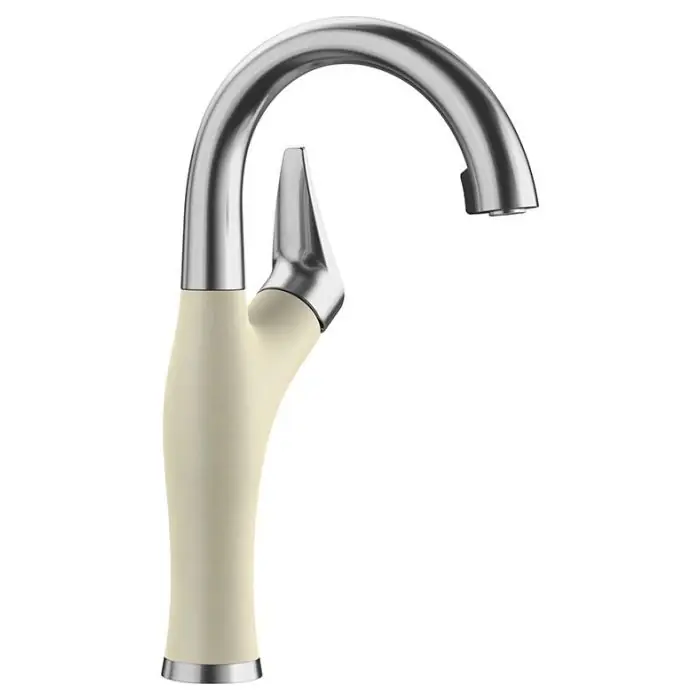BLANCO 526379 BAR FCT 1.5 GPM - PVD STEEL/BISCUIT