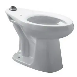 ZURN Z5660-BWL BOWL Z5660 WHT ELNG ADA FLRMNT 1.6GPF TOPSPUD FLSHVLV