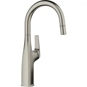 BLANCO 443250 BAR FCT 443250 SATIN PLATINUM RIVANA 1.5gpm PULL-DOWN