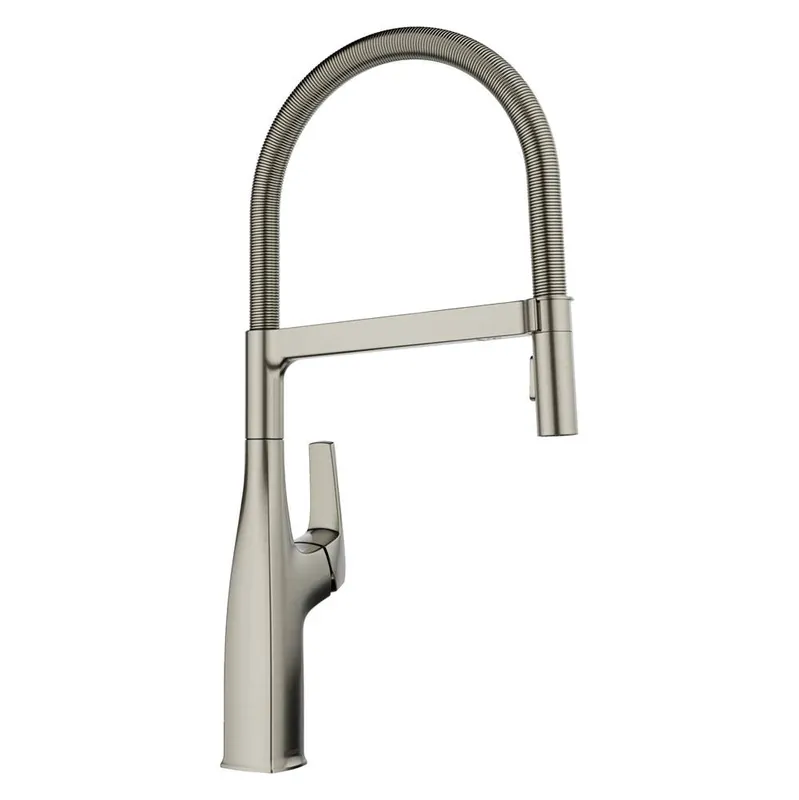 BLANCO 443248 SINK FCT 443248 SATIN PLATINUM RIVANA 1.5gpm SEMI-PRO PULLDWN