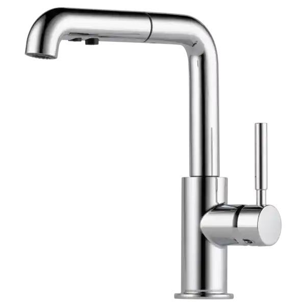 Delta Faucet 63220LF-PC Brizo Solna Single Handle Pull-Out Kitchen Faucet