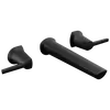 Delta T3571LF-BLWL Two Handle Wall Mount Bathroom Faucet