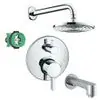 Hansgrohe KST04447-27474-13PC-2 Trim Kit KST044472747413PC2 Tub/Shwr Raindance Downpour