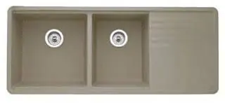 BLANCO 441292 SINK 48X20 DBL BWL TRUFFLE 441292