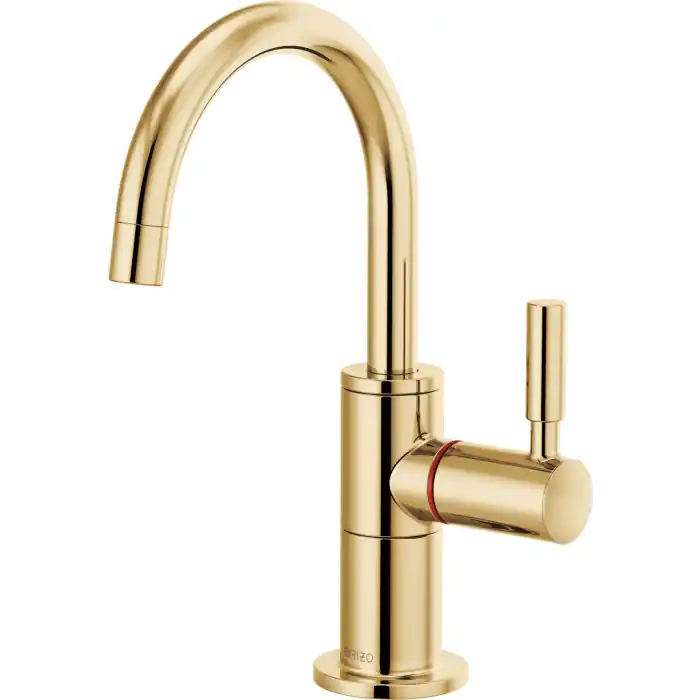 Delta Faucet 61320LF-H-PG Brizo Solna Instant Hot Faucet with Arc Spout