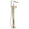 Delta T4743-PN-PR-FL Trillian: Single Handle Floor Mount Tub Filler Trim