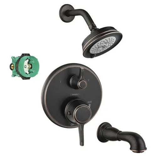 HANSGROHE KST04449-04070-88RB-2 TRIM KIT KST044490407088RB2 TUB/SHWR CROMA C 100
