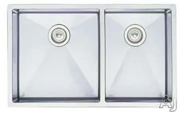 BLANCO 513688 SINK 33X20 SS DBL BWL 513-688 18GA TYPE 304 UNDERMOUNT