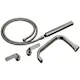 DELTA T70367-BNX Brizo Allaria: Two-Handle Tub Filler Trim Kit with Twist Lever Handles