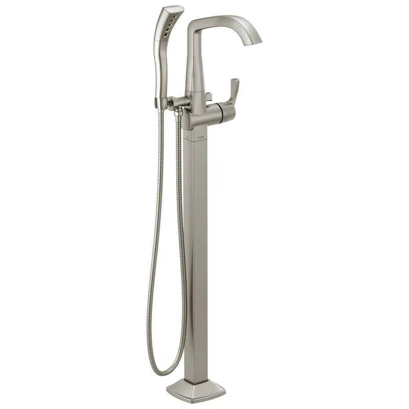 Delta Faucet T4776-SSFL Stryke Single Handle Lever Floor Mount Filler Trim Only