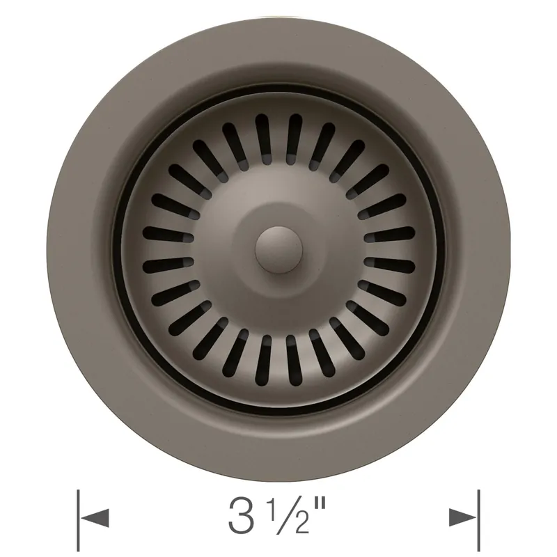 Blanco 203441 Strainer Drain Assem 203441 Metal Basket Volcano Gray