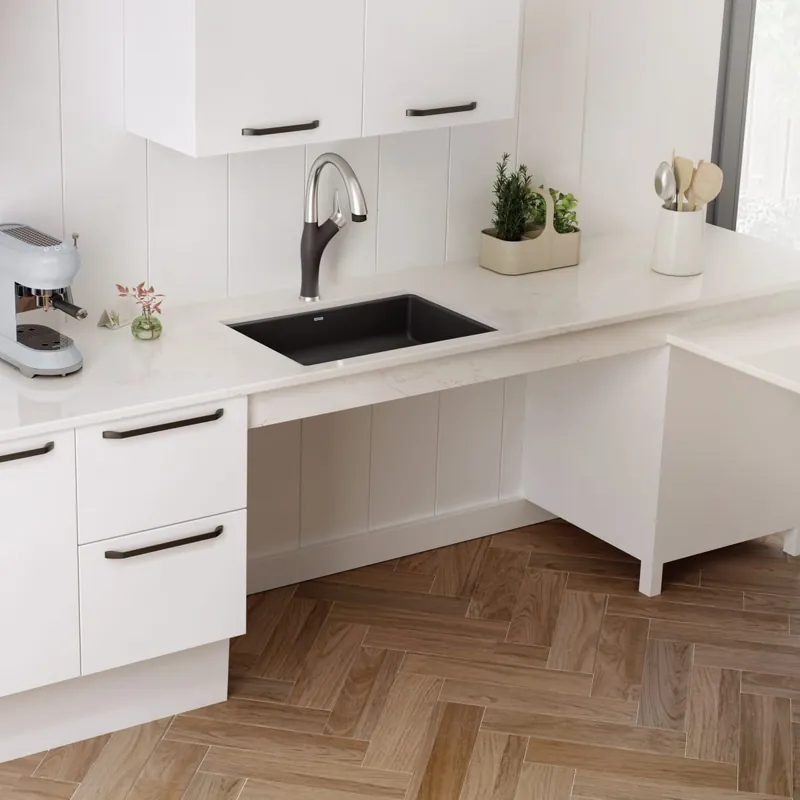 Blanco 442539 Precis 25 ADA Single Bowl Kitchen Sink - Cinder