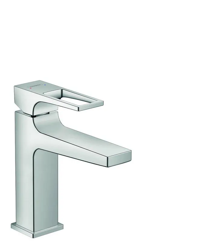 Hansgrohe 74510001 Metropol 110 Single Handle Monoblock Bathroom Sink Faucet in Polished Chrome