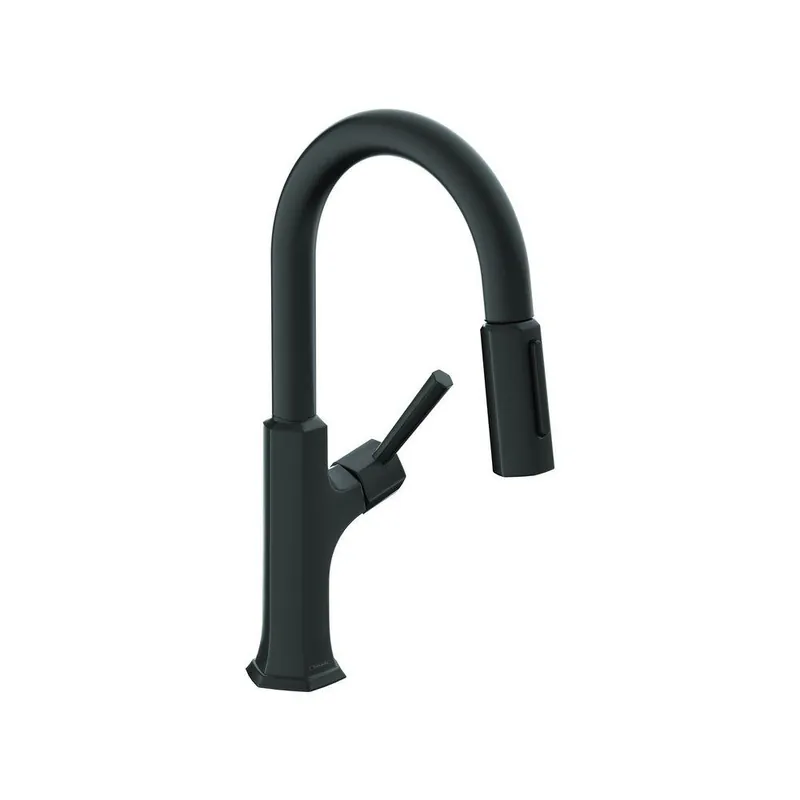 Hansgrohe 04853670 Locarno Single Handle Pull Down Bar Faucet in Matte Black