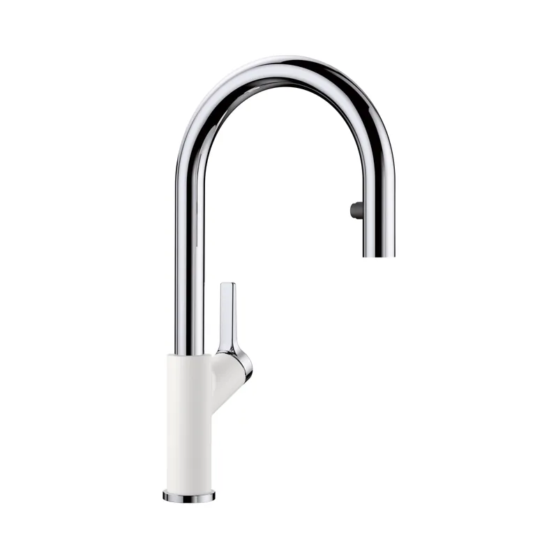 Blanco 526391 Urbena Pull-Down Kitchen Faucet 1.5 GPM - Chrome/White