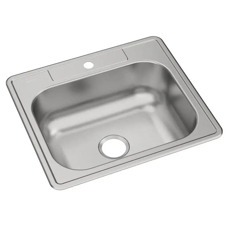 Elkay DSE125221 Dayton Stainless Steel 25 x 22 x 8-1/16 Drop-in Sink