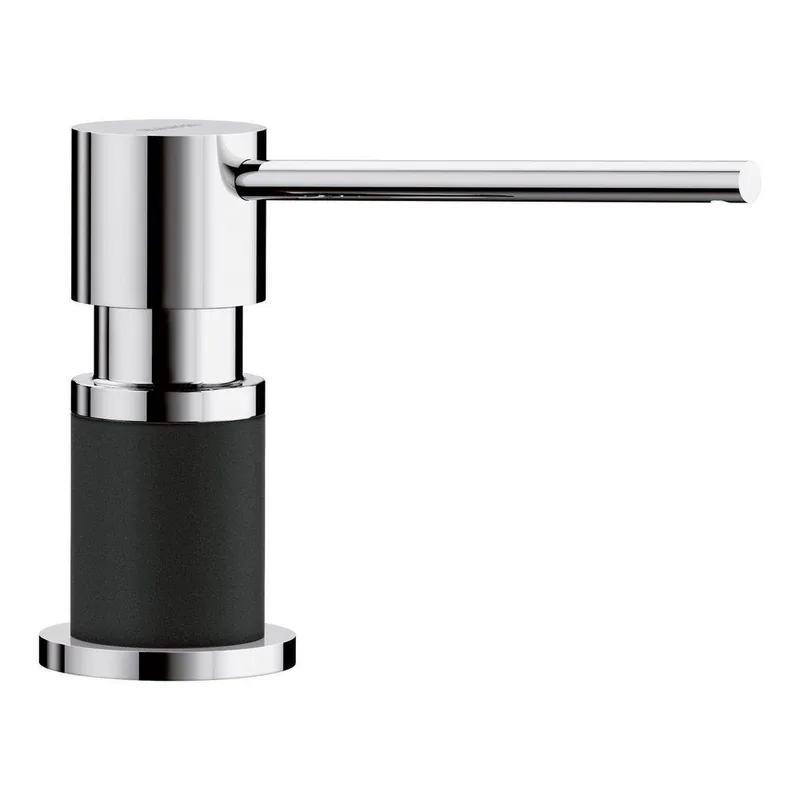 BLANCO 402574 Lato Soap Dispenser Chrome Coal Black