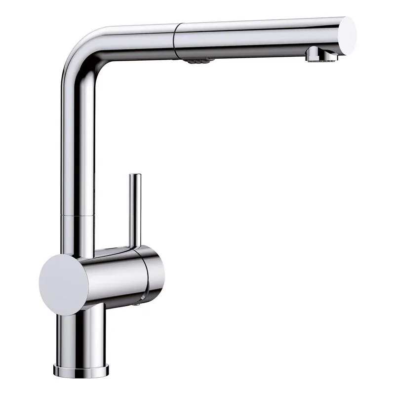 BLANCO 526365 Linus Single Handle Pull Out Kitchen Faucet in Chrome
