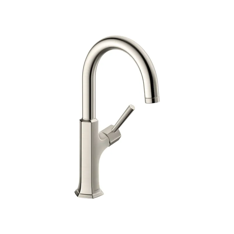 Hansgrohe 04854800 Locarno Bar Faucet 1.5 GPM Stainless Steel Optic