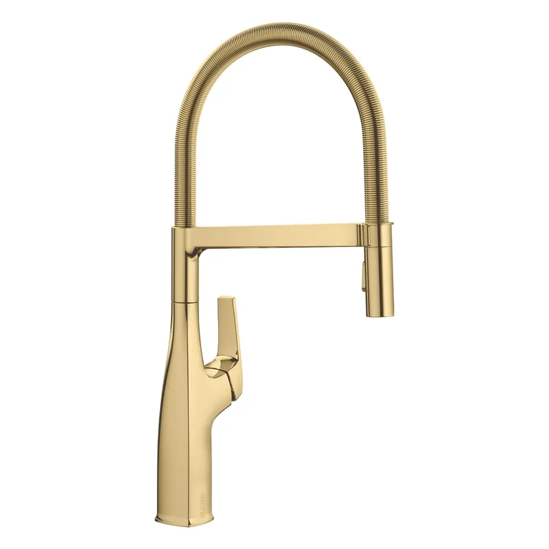Blanco 442984 Rivana Semi-Pro Kitchen Faucet 1.5 GPM - Satin Gold
