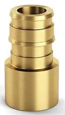 Zurn QE800GX F1960 Expansion XL Brass FSWT Adapter - 1 EX PEX x 1 FSWT