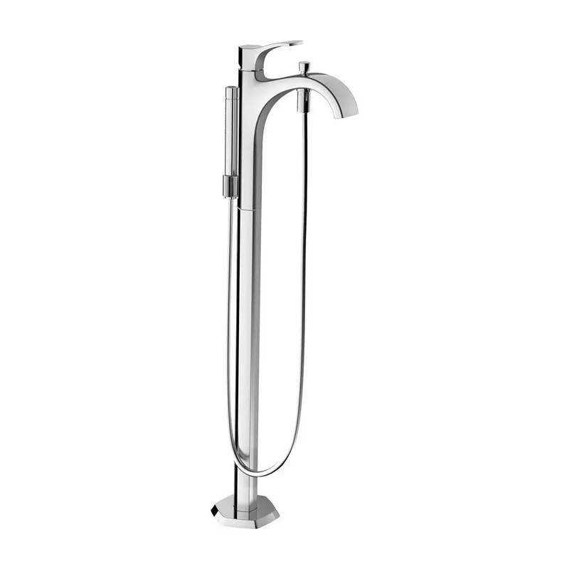Hansgrohe 04818000 Locarno Single Handle Lever Floor Mount Filler in Chrome (Trim Only)