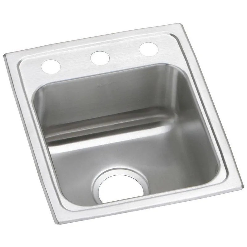 Elkay PSR15173 Celebrity 15 x 17-1/2 x 7-1/8 Single Bowl Drop-In Sink