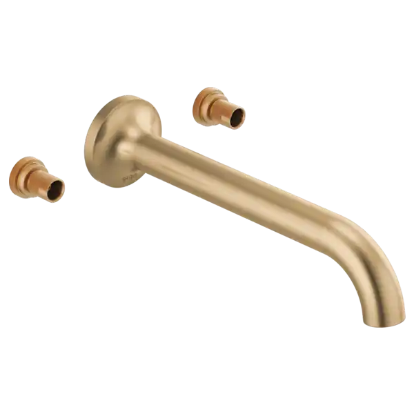 Delta T70475-GLLHP Brizo Odin: Two-Handle Wall Mount Tub Filler - Less Handles