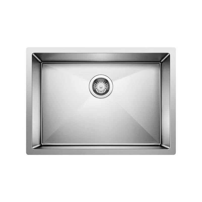 BLANCO 515822 Precision 25 x 18 in. No Hole Stainless Steel Single Bowl Undermount Kitchen Sink