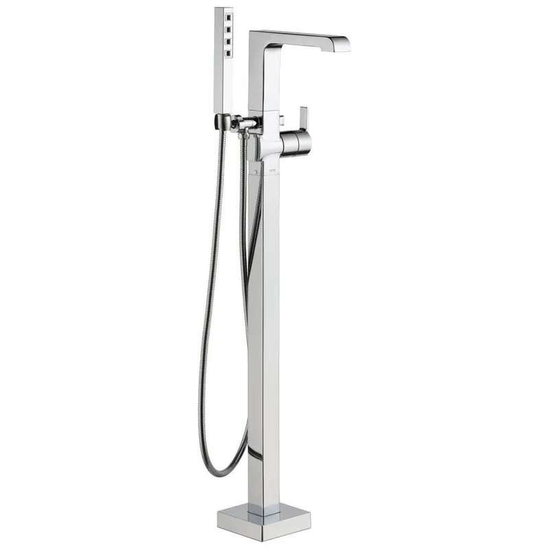 Delta Faucet T4767-FL Ara Single Handle Lever Floor Mount Filler