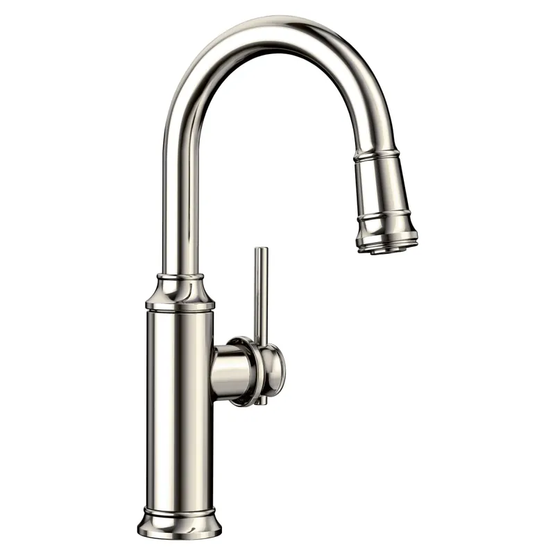 Blanco 442514 Empressa Pull-Down Bar Faucet 1.5 GPM Polished Nickel