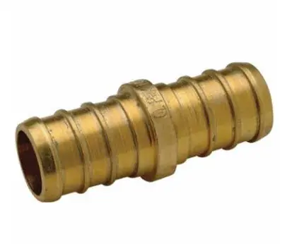 Zurn QQC64GX XL Brass Coupling - 1-1/4 Barb x 3/4 Barb