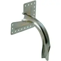 Zurn QMBS3WB Metal Bend Support with Faceplate - 1/2