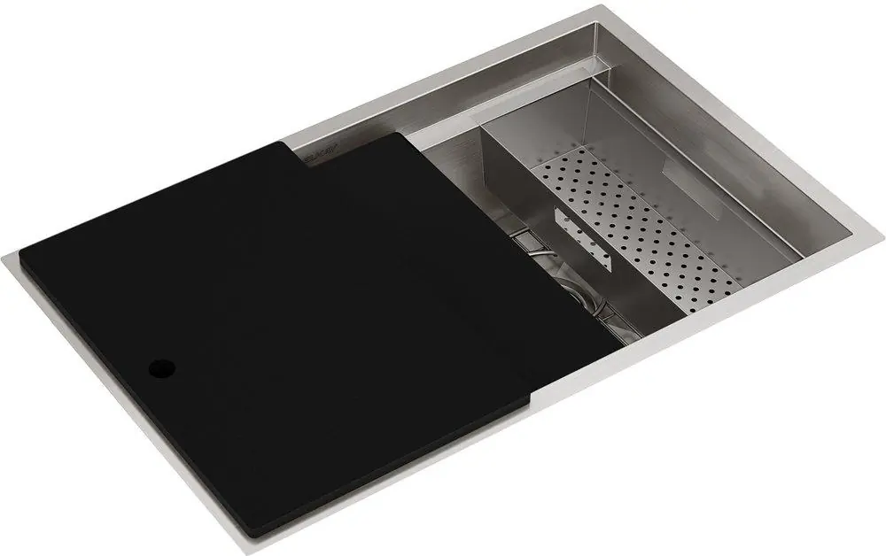 Elkay CS30BPK 30 Undermount Sink with Cutting Boards, Botton Grids and 2 Colanders.
