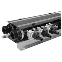 Zurn QPPM9H15C-3 Male Inlet/Outlets Power (3) 1 Male Inlet/Outlets, (9) 1/2 Male Hot Outlets and (15) 1/2 Male Co