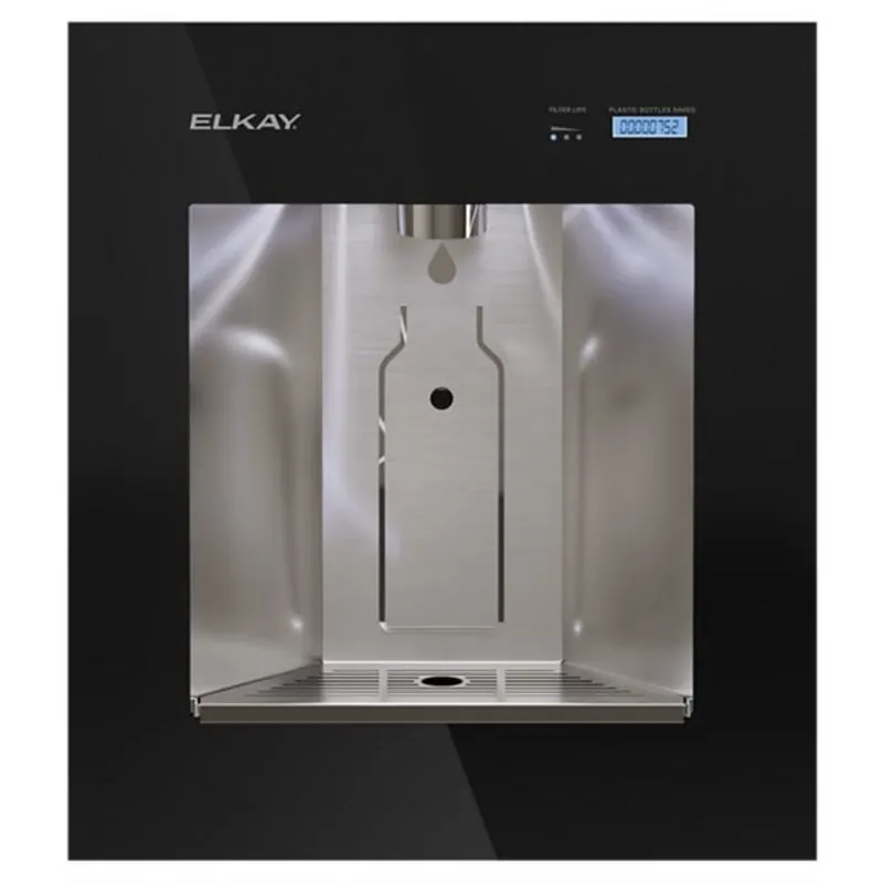 Elkay LBWD06BKK ezH2O Liv Built-in Filtered Refrigerated Water Dispenser Remote Chiller Midnight