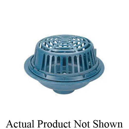 Zurn Z100-6NH-DP Roof Drain 15in Dia with Poly-Dome Deck Plate