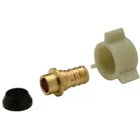 Zurn QQSFC55GX XL Brass Adapter - 1 Swivel x 1 Barb