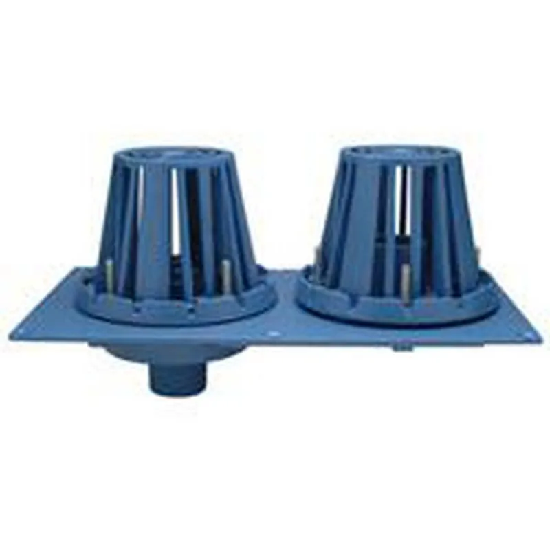 Zurn RD2130-NH2-CI 2 in. Cast Iron Roof Drain with Overflow