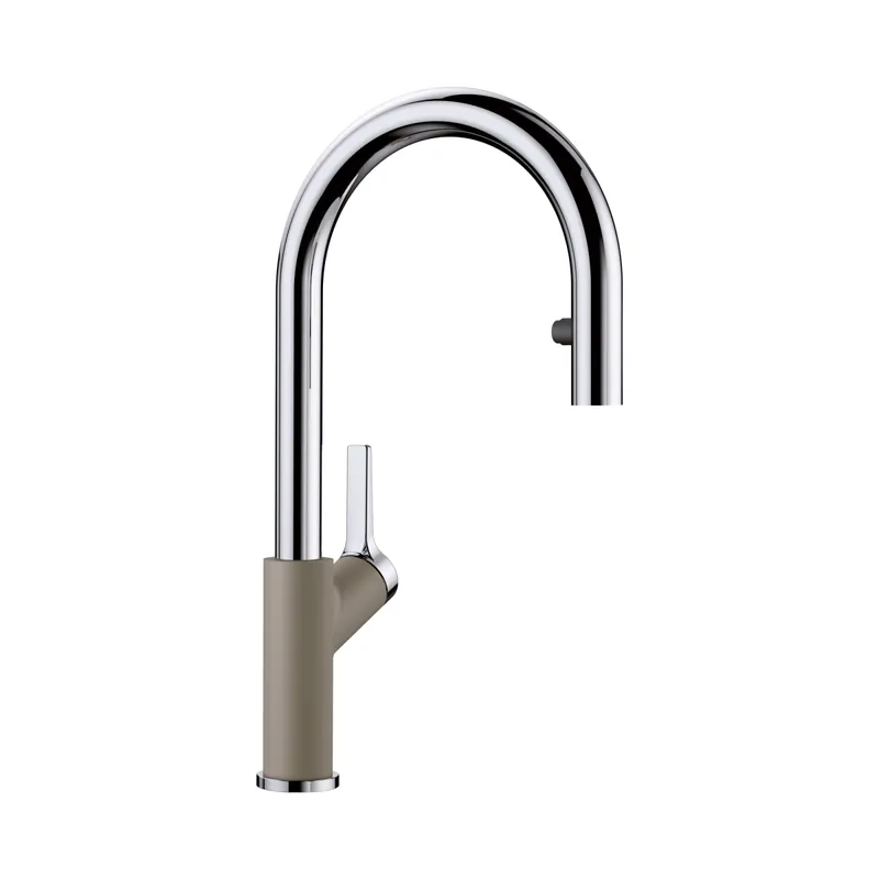 Blanco 526397 Urbena Pull-Down Kitchen Faucet 1.5 GPM - Chrome/Truffle