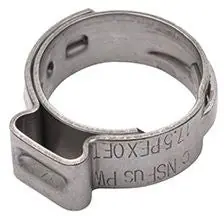 Zurn QSOETPG5X 1 Stainless Steel Pre-Crimped Ring