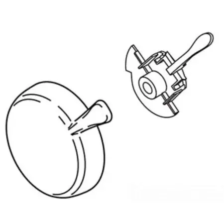 Delta RP51307 Temperature Knob & Cover - 17 Series