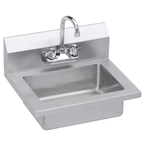 Elkay EHS-18X Hand Sink 1-Bowl 18 x 14-1/2 x 11 Gauge NSF