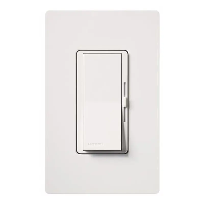 Lutron DV-10P-WH Preset Dimmer Switch, Single Pole, 120 Volt, White