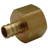 Zurn QQUFC55GX XL Brass Female (Non Swivel) Pipe Thread Adapter -1 Barb x 1 FPT