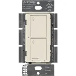 Lutron PD-6ANS-LA Caseta Wireless Multi-Location In-Wall Switch 720W (Light Almond)